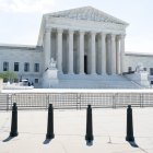 A view of the US Supreme Court in Washington, DC, on June 25, 2026. The US Supreme Court on Thursday backed a Trump administration move to strip deportation protections from some 350,000 Haitians and 6,000 Syrians living in the United States. The conservative-dominated court, in a 6-3 ruling, said the Department of Homeland Security's decision to end Temporary Protected Status (TPS) for Haitian and Syrian immigrants was not subject to judicial review. (Photo by SAUL LOEB / AFP)