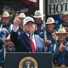 Donald Trump en Medora, Dakota del Norte/ Saul Loeb