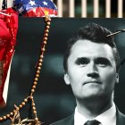 Memorial en honor a Charlie Kirk.