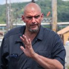John Fetterman en Clairton, Pensilvania/ Rebecca Droke
