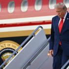 Donald Trump en la Base Conjunta Andrews, en Maryland/ Saul Loeb