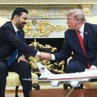 El presidente Donald Trump y el primer ministro iraquí Ali al-Zaidi, en la Casa Blanca, el 14 de julio de 2026.