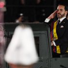 Abelardo De la Espriella durante la ceremonia de toma de posesión, este viernes 7 de agosto.