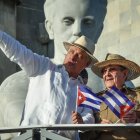 La cúpula del régimen cubano: Miguel Díaz-Canel y Raúl Castro