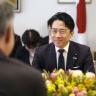 El ministro de Defensa de Japón, Shinjiro Koizumi