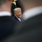 Donald Trump responde a preguntas de la prensa durante una reunión con ejecutivos de la industria turística, este 2 de septiembre.
