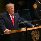 Presidente Donald Trump en la ONU