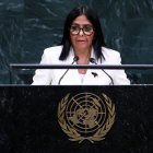 Delcy Rodríguez habla ante la Asamblea General de la ONU