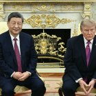 Donald Trump y Xi Jinping en la Casa Blanca