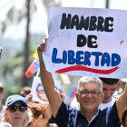 Imagen de una de las manifestaciones en Caracas