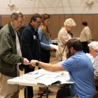 Centro de votación en Columbus, Ohio/ Megan JELINGER