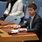 Sam Altman, CEO de OpenAI, en las Naciones Unidas
