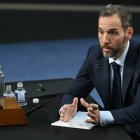 El exfiscal especial de EEUU Jack Smith testifica durante una audiencia del Comité Judicial del Senado en el Capitolio