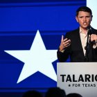 Democrat candidate for US Senate James Talarico speaks during a rally in San Antonio, Texas, on May 29, 2026. (Photo by RONALDO SCHEMIDT / AFP)