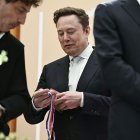 Elon Musk en el Institute of Peace de Washington DC, el 8 de octubre de 2026.