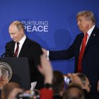 Los presidentes Donald Trump y Vladimir Putin en una imagen de archivo