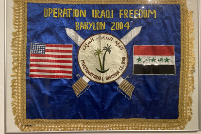 Bandera conmemorativa de la invasión de Irak.