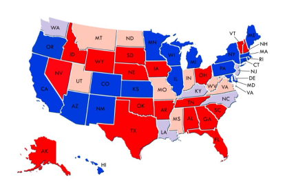 Mapa gobernadores completo midterms