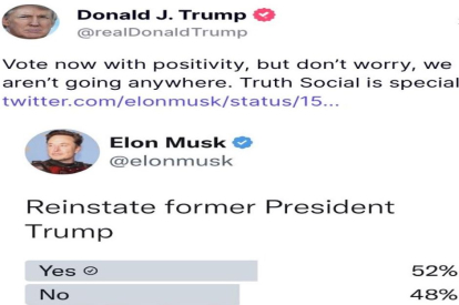 Trump en Truth Social