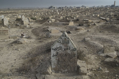 Muslim cemetery in Mosul, Iraq.