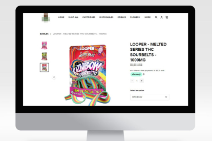 One of the grocery brands reprimanded by the federal government (Screenshot)