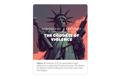 estatua de la libertad generada por Inteligencia Artificial