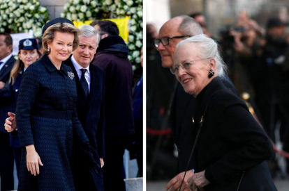 Kings of Belgium and Denmark