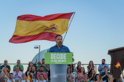 Santiago Abascal, leader of Vox (Spain).