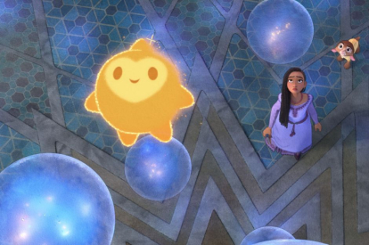 Star, Ahsa and Valentino, three of the protagonists of 'Wish', the film with which Walt Disney Studios celebrates its centenary.