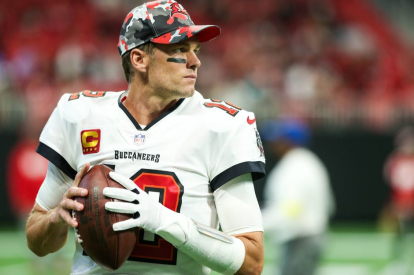 Tom Brady, during an NFL game (file photo).