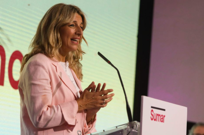 Yolanda Díaz, leader of Sumar (Spain).
