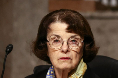 Senator Dianne Feinstein, during an appearance in the Senate.