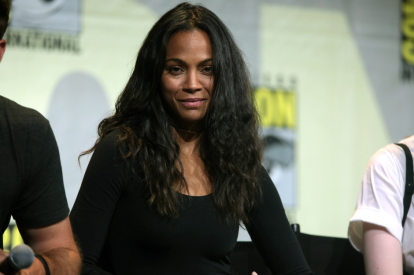 Zoe Saldaña during the 2016 Comic Con.