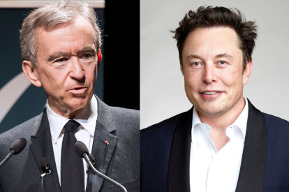 Bernard Arnault y Elon Musk.