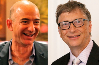 Jeff Bezos - Bill Gates.