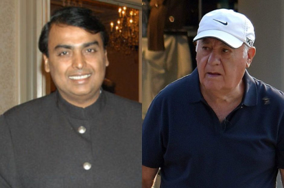 Mukesh Ambani - Amancio Ortega.
