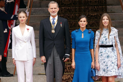 The Royal Family outside the Spanish Congress DAVID/CORDONPRESS / Cordón Prensa