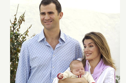 Princess Leonor with her parents, the kings of Spain | MARTA FERNÁNDEZ/CORDON PRESS