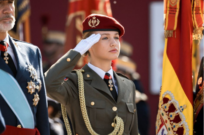 Princess Leonor in the swearing of the flag | Diego Radames / SOPA Images/Sipa USA / Cordon Press