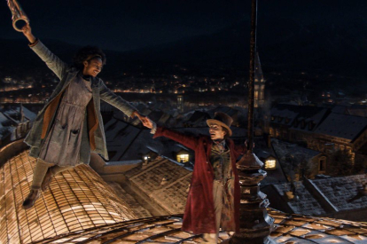 Calah Lane y Timothée Chalamet interpretan a Noodle y Willy Wonka, una de las amistades más destacables del largometraje 'Wonka'.