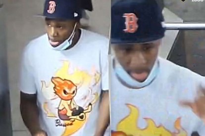 Image of the suspect in the New York City subway stabbings.