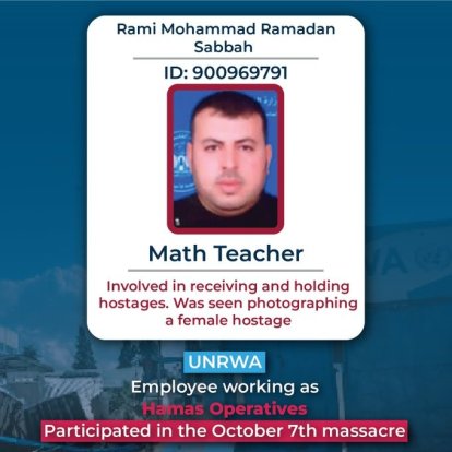 Rami Ramadan Hamás UNRWA 1