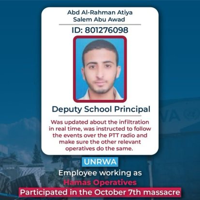 Abd Abu Awad. Hamás UNRWA 3