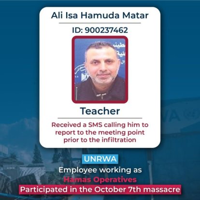 Ali Isa Hamuda Matar. Hamás UNRWA 5