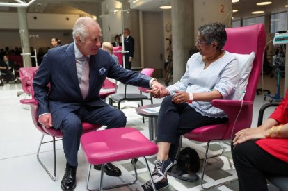 The monarch was received at the University College Hospital Macmillan Cancer Center | Cord Press