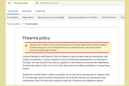 Captura de la página web de Youtube (