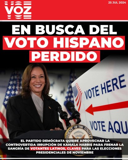 Portada de VOZ para el 25 de Julio 2024