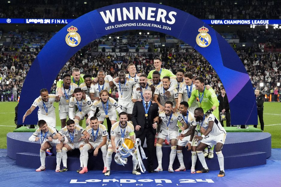 Real Madrid is crowned champion and secures its fifteenth Champions ...