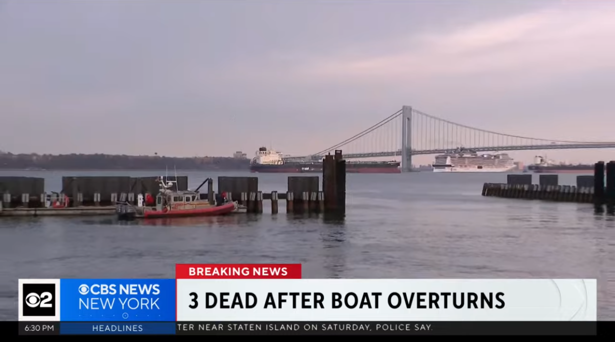 Nueva York: un accidente náutico deja al menos tres muertos y dos heridos